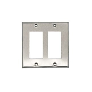 Leviton Decora wall plate 2 Gang, White model #7082