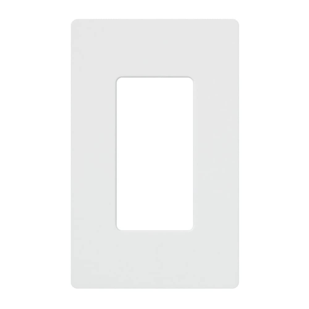 1 Gang Decorator screwless wall plate, CW-1-WH
