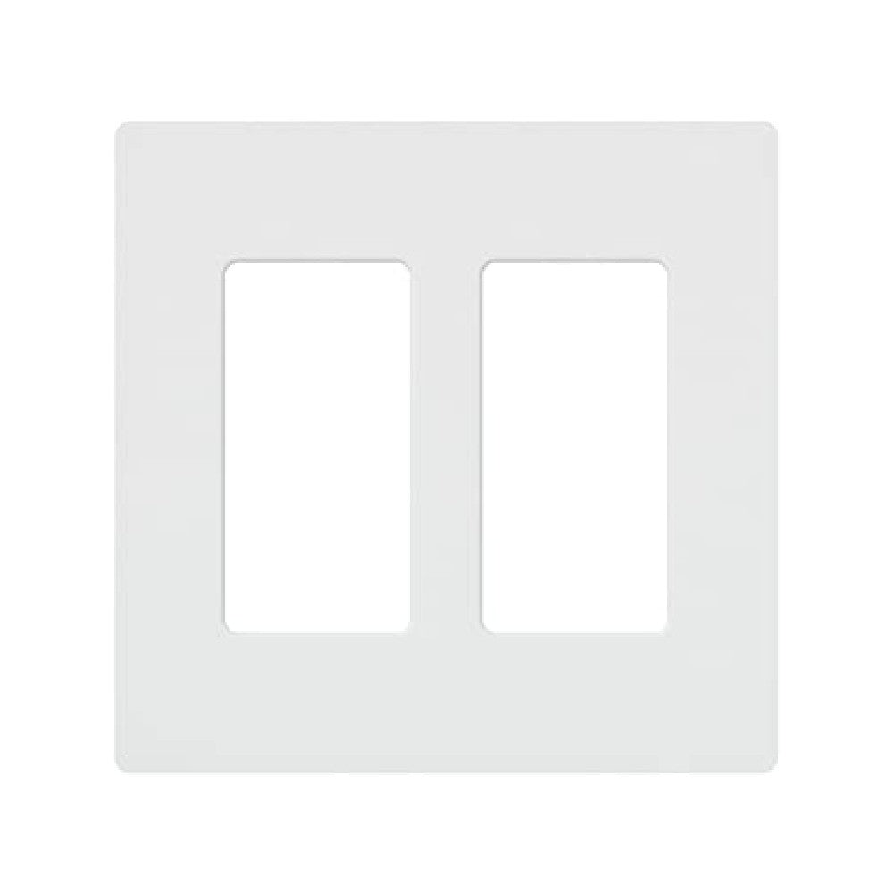 2 Gang Decorator Wall plate, CW-2-WH