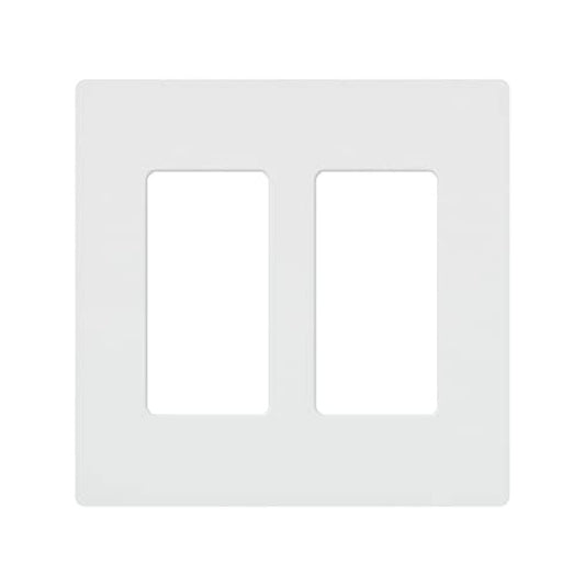 2 Gang Decorator Wall plate, CW-2-WH